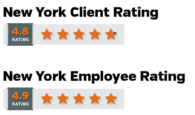 Client and employee rating for Genesis10's New York office.