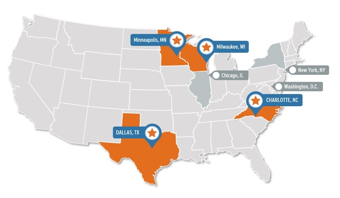 Dev10 Cohort locations