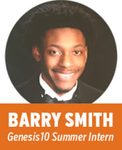 Barry Smith - Genesis10 Summer Intern