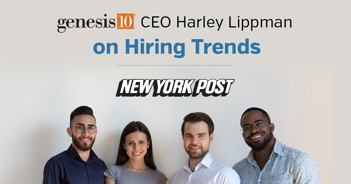 Genesis10 CEO Harley on Hiring Trends, New York Post