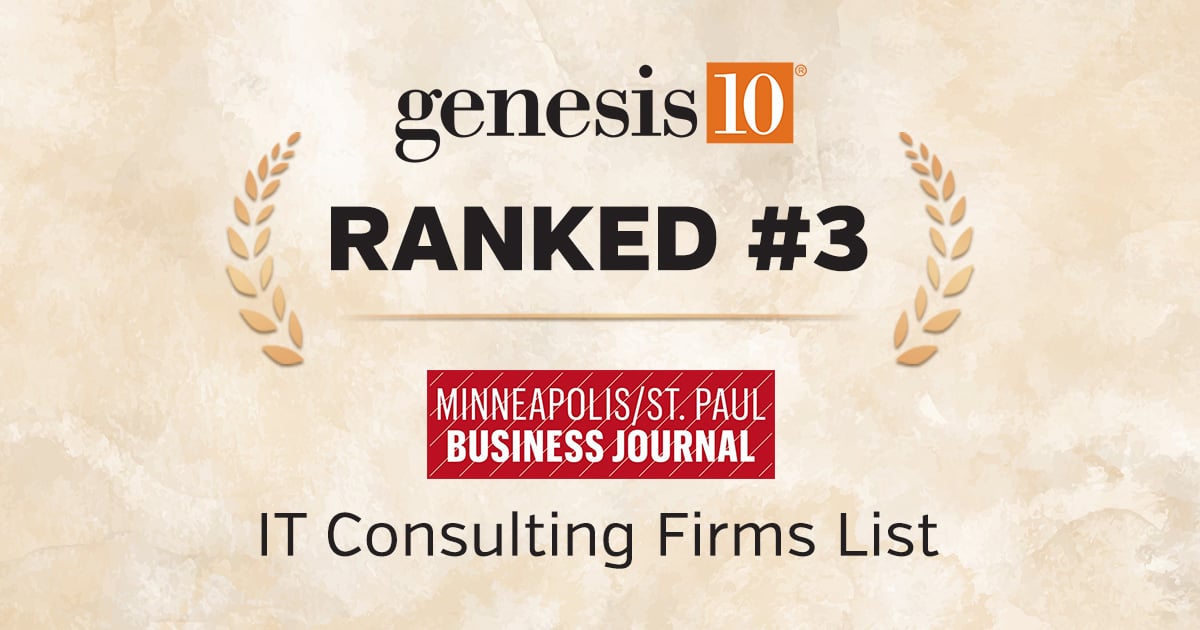 Genesis10 Takes a Top Spot on IT Consulting Firms List