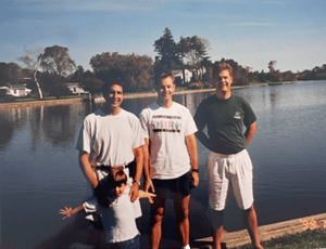 Harley, Wayne, Mark and Adam, Long Island 1999-edited