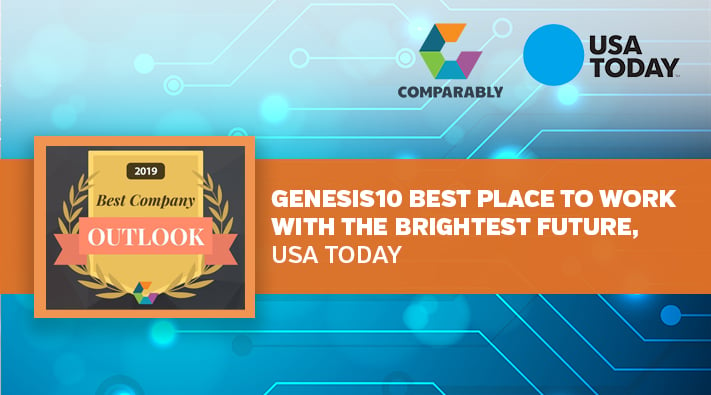 Blog Genesis10 Best Place to Work with the Brightest Future, USA Today