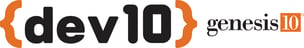 Dev10-horizontal logo-Black, Orange_CMYK