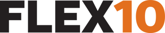 Flex10 Logo_Black,Orange_RBG