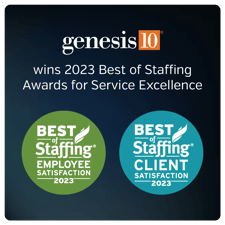 Genesis10 Wins 2023 Best of Staffing Awards for Service Excellence