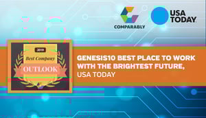 LinkedIn__Genesis10 Best Place to Work with the Brightest Future, USA Today 