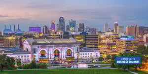 Kansas city landscape with Business insider logo bottom right corner