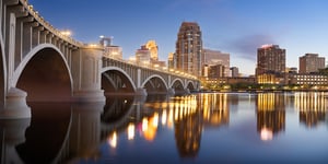 Minneapolis Minnesota USA downtown skyline