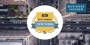 NYC photo from above-Award for Best Company in New York 2021