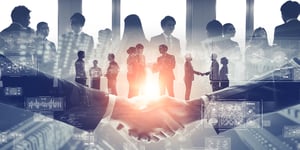 success business recruiting concept handshakes teamwork