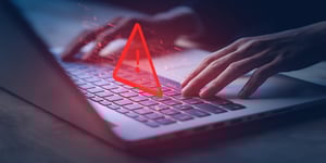 Scam alert popping up on computer