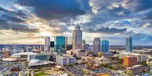 Charlotte NC skyline