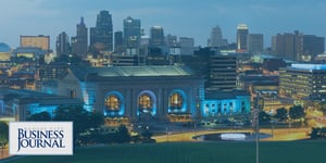 Kansas City landscape with Kansa City Business Journal logo bottom left