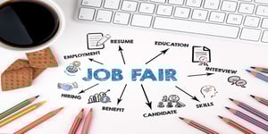 Job fair vector image
