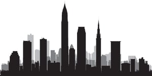 vector silhouette cleveland