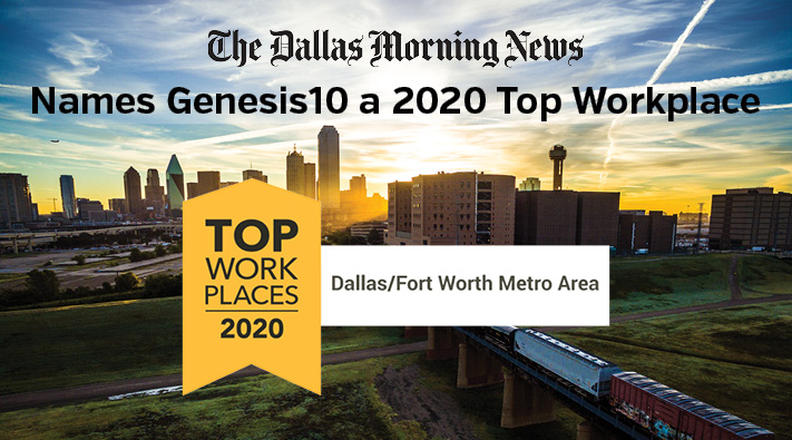 The Dallas Morning News Names Genesis10 a 2020 Top Workplace