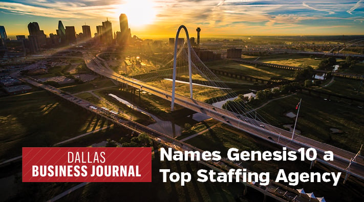 Dallas Business Journal Names Genesis10 to Top Staffing Agencies List