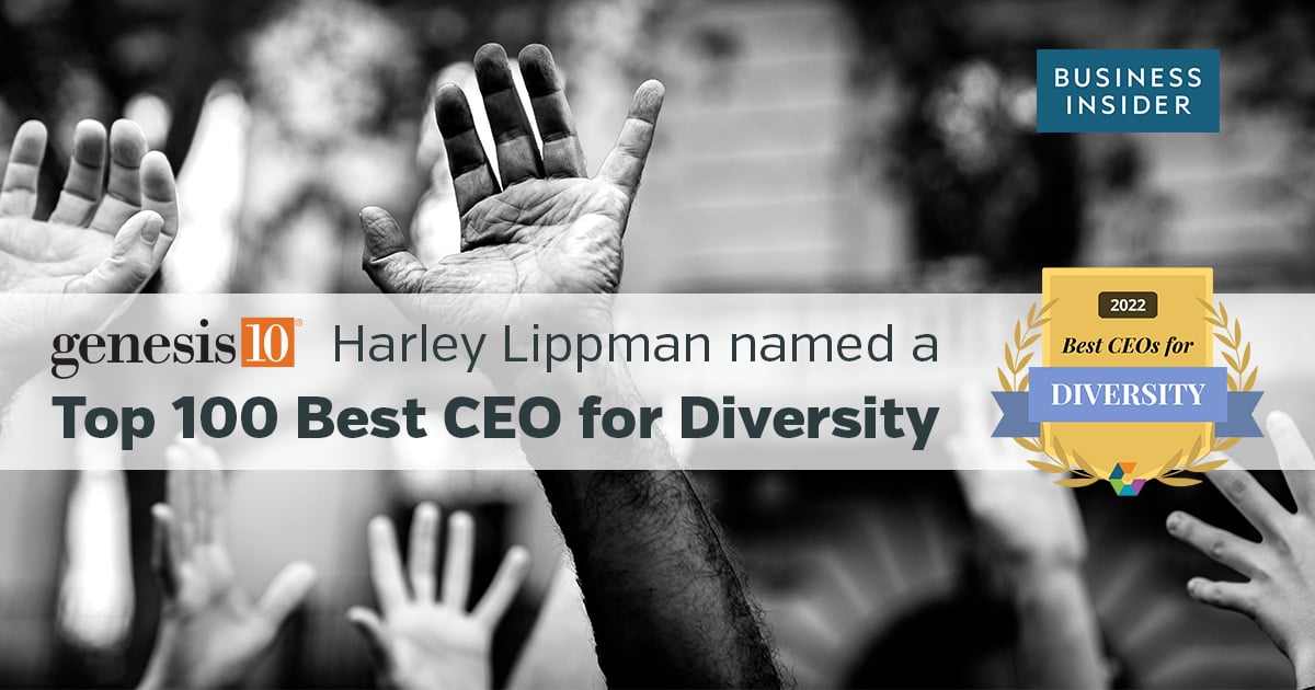 HARLEY LIPPMAN NAMED A TOP 100 'BEST CEO FOR DIVERSITY'