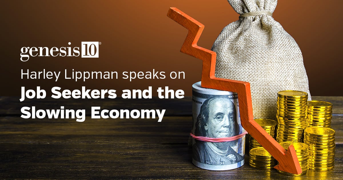Harley Lippman speaks on job seekers and the slowing economy