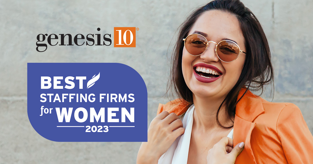 Genesis10 on 2023 Best Staffing Firms for Women