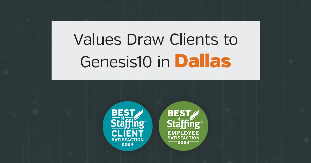 Values Draw Clients to Genesis10 in Dallas