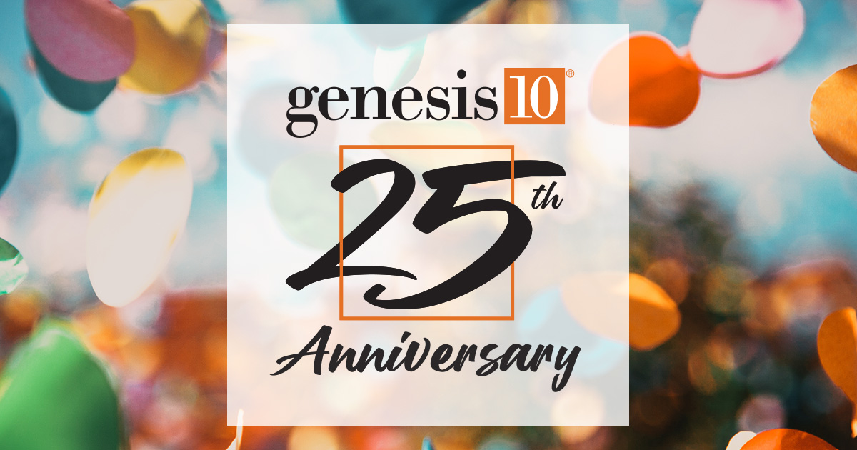 Genesis10 Celebrates 25 Years