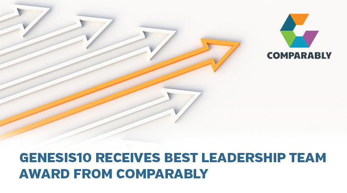 Genesis10 receives best leadership team award from Comparably