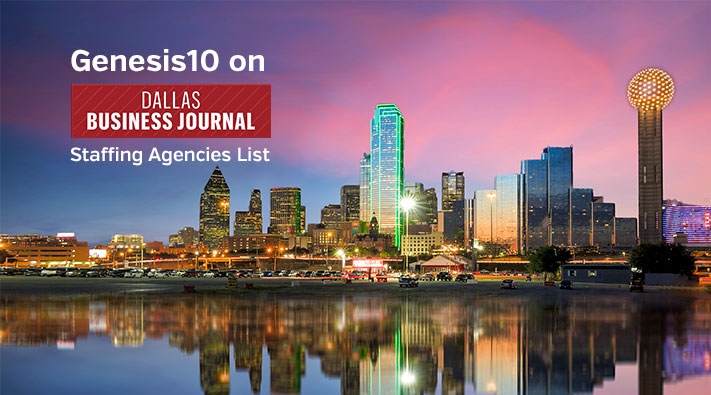 Genesis10 on Dallas Business Journal Staffing Agencies List