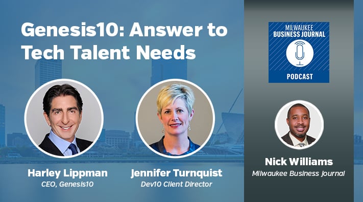 GENESIS10: ANSWER TO TECH TALENT NEEDS, MILWAUKEE BUSINESS JOURNAL PODCAST