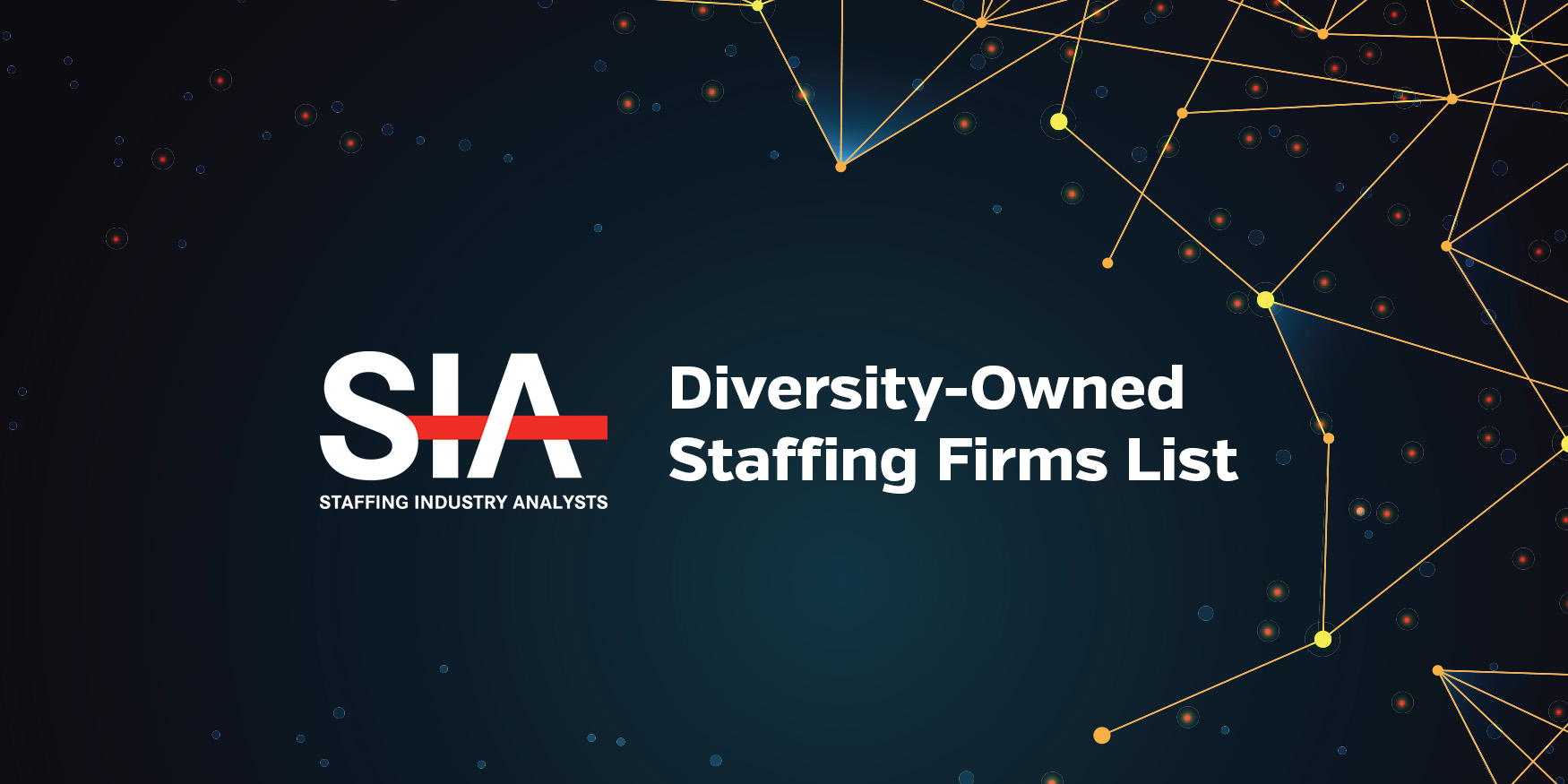SIA logo text "Diversity-Owned Staffing Firms List"