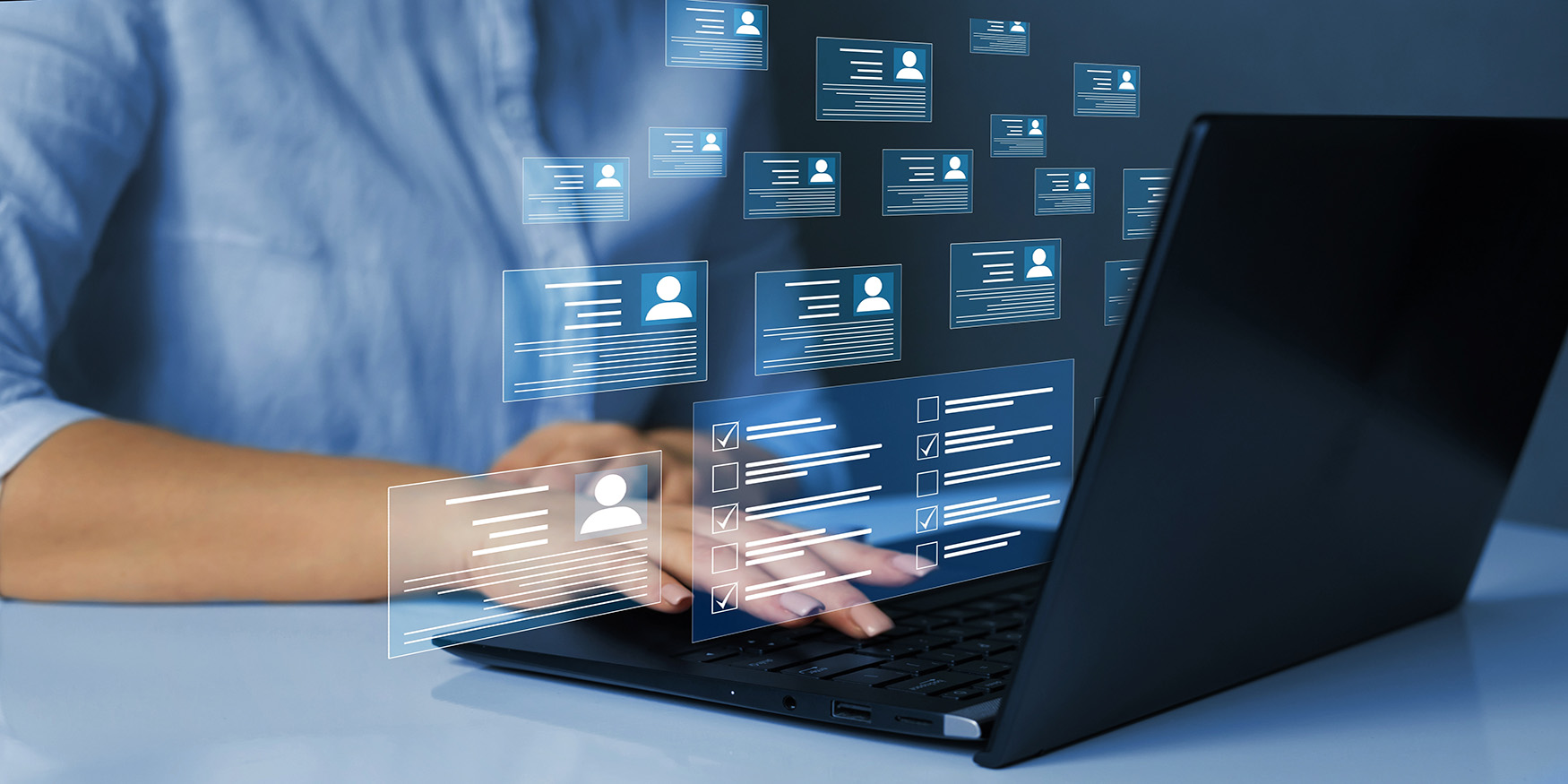 Recruiter searching for applicants