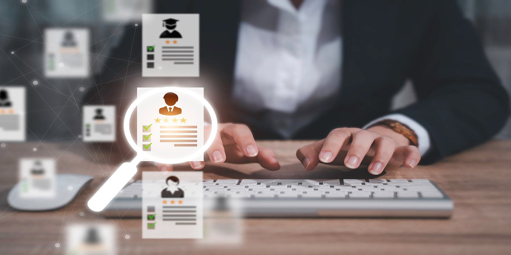 Management recruitment employment concept
