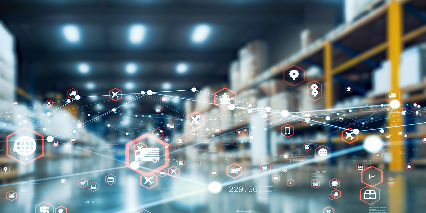 amazon distribution center communication network