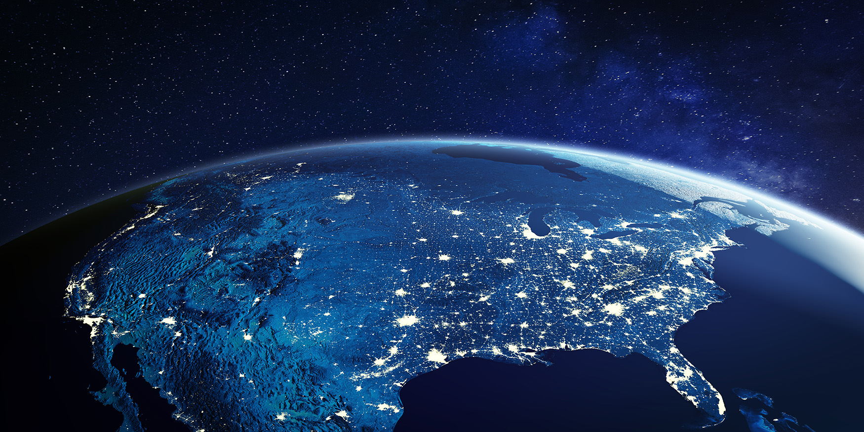 USA view from space