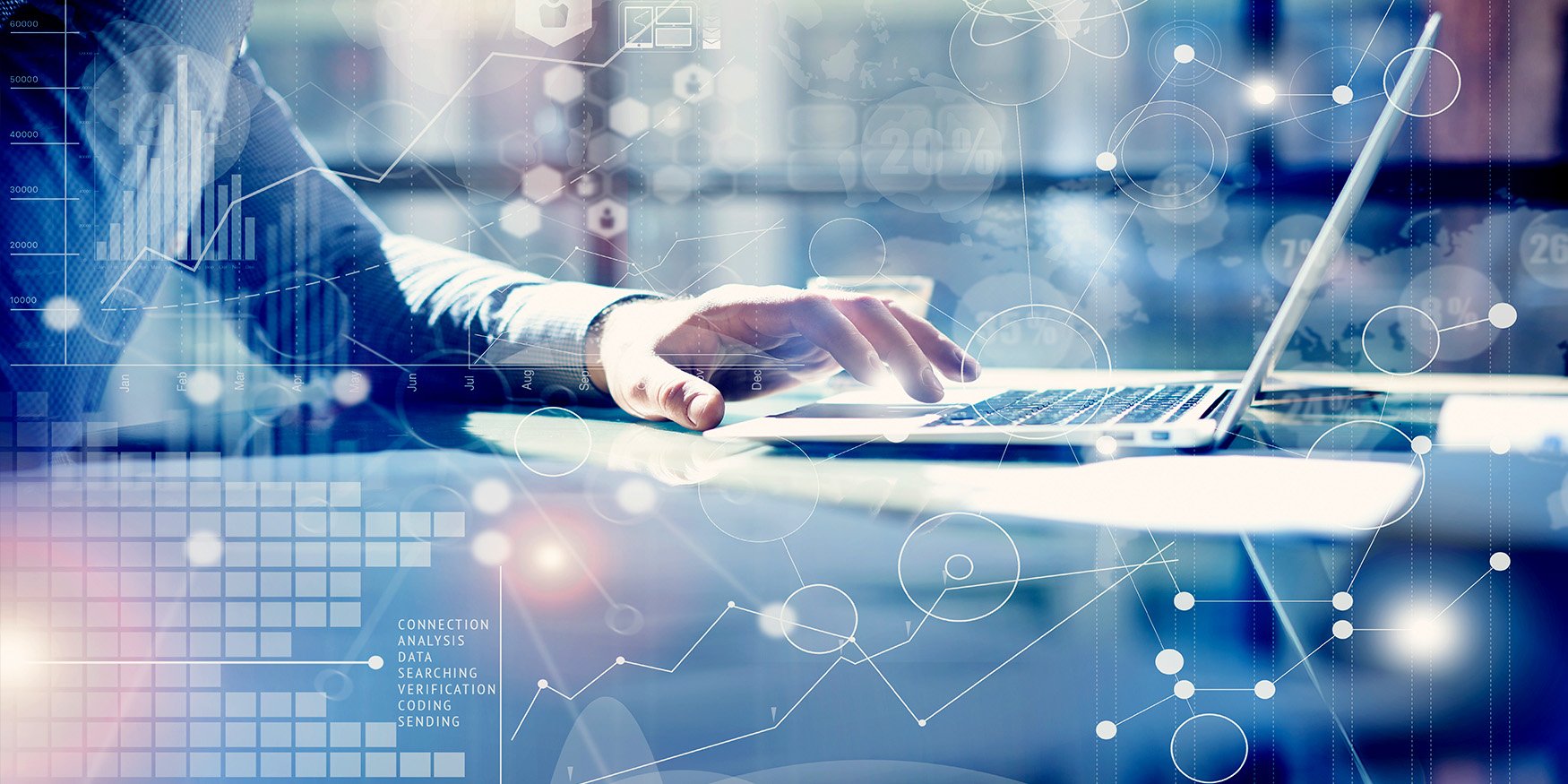 Man typing on keyboard CIO