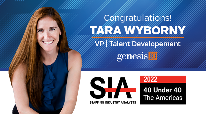 Genesis10’s Tara Wyborny on SIA’s 40 Under 40 List