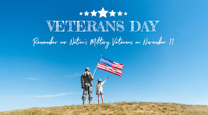 Remember our Nation’s Military Veterans on November 11